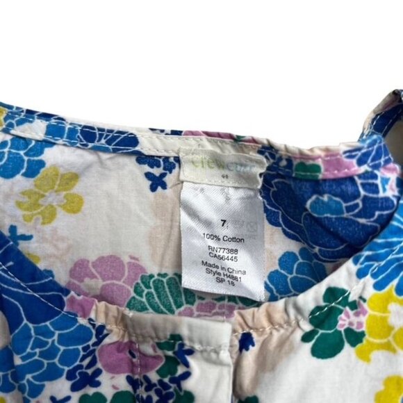 Crewcuts Girls Size 7 Floral Flutter Sleeve Dress - Picture 5 of 6